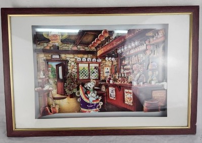 21.5''x14.5'' Walt Disney 101 Dalmatians 3D Framed Art - Bar/Brewery Scene