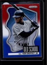 2022 Panini Prizm #OS-2 Ken Griffey Jr. Old School Red/White/Blue Prizm