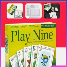 Play Nine The Card Game Of Golf 2-6 Players Strategy Card Game Ages 6 SEALED