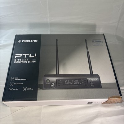 Phenyx Pro kabelloses Mikrofonsystem, zwei kabellose Mikrofone Handhelds