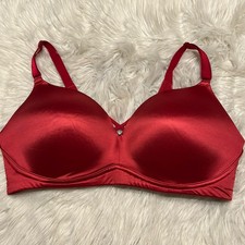 Torrid 40DD Bra Red Dream Wire Free Push Up Back Closure Wireless Stretch