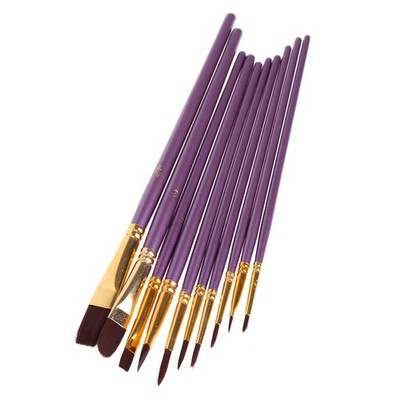 Watercolor Paint Brush 10pcs/set Landscape Drawing After Shool Club Creation