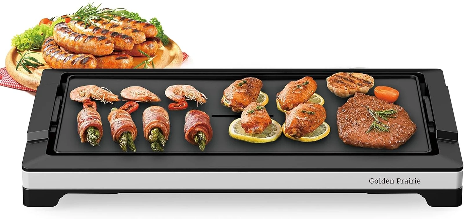 XL Nonstick Electric Griddle 1800W - Perfect for Pancakes, Eggs & Teppanyaki