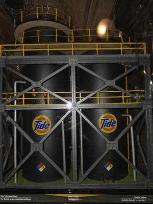 #ad #ad MENARDS O GUAGE Tide Soap Factory Chemical Plant Accessory w LED Sealed $84.00