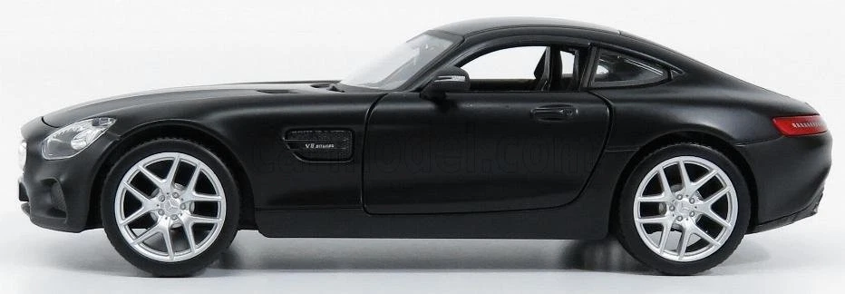 MODELLINO AUTO STATICO MAISTO MERCEDES BENZ GT-S AMG C190 2014 NERO SCALA 1/24 - Immagine 3 di 4