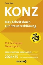 Konz: Das Arbeitsbuch zur Steuererklärung. Mit den besten Steuertipps. 1569288-2