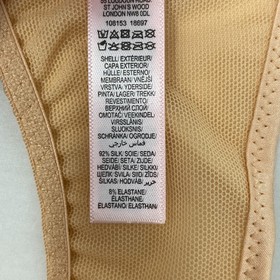 Agent Provocateur Robyn Peach Silk Brief AP4 Large NWT