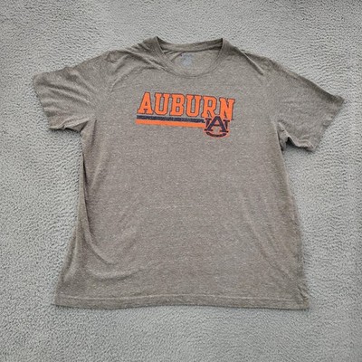 Champion Auburn Tigers T-Shirt Mens 2XL Gray NCAA Graphic Tee
