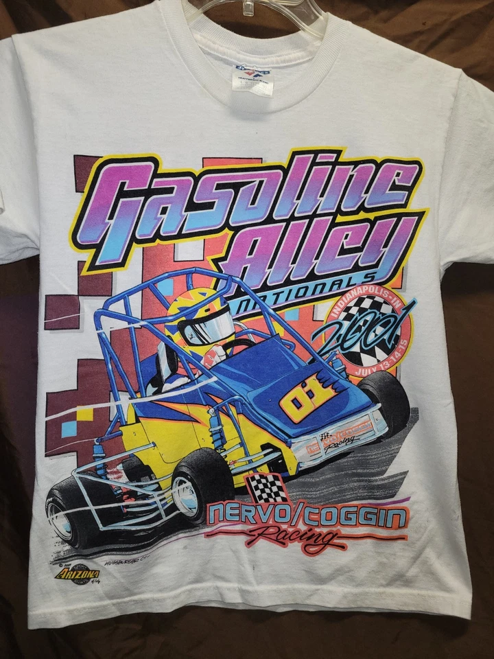 Lote De 4* T's Vintage Midget Racing Juvenil - 1 sm Y 3 Juveniles L 14/16 Envío Gratis Foto 2 de 4