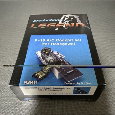 Legend Productions 1:48 F-18A/C Cockpit Set Resin for Hasegawa