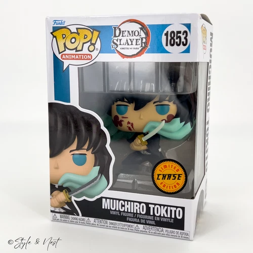 Funko Pop Muichiro Tokito CHASE Demon Slayer Rare Limited Edition #1853