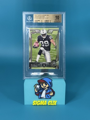 Amari Cooper RC SUPERFRACTOR 1/1 BGS 10 PRISTINE 2015 Topps Chrome Mini Variant⭐