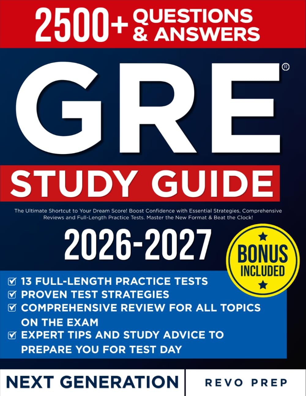 GRE Study Guide: The Ultimate Shortcut to Your Dream Score! Boost Confidence