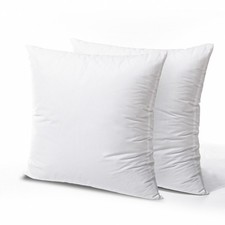 2 Packs Throw Pillow Inserts Hypoallergenic Square Form Sham Stuffer 22 x 22 ...