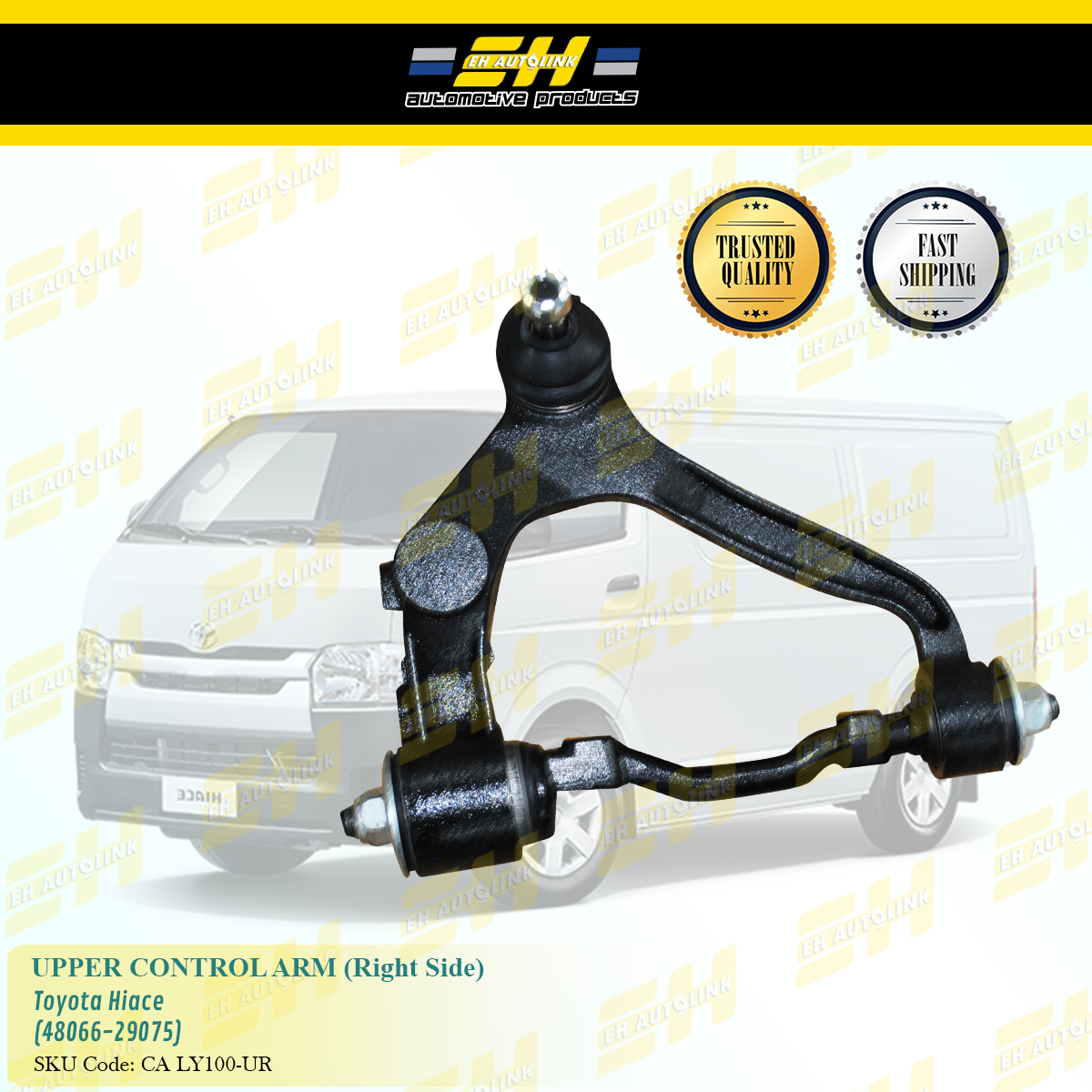 Upper Control Arm For Toyota Hiace LY100 (Right Side) (4806629075) eBay