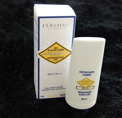 LOccitane Immortelle Brightening 2.6-ounce Hand Care SPF 20 Freeset - Aqua Cream (Moisture Jelly Type) - Pure Pearl - 50g/1.7oz