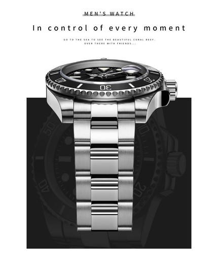 Addiesdive Nh35 Uhrwerk Automatik Uhr Saphirglas Mechanische Armbanduhr - Bild 9 von 25