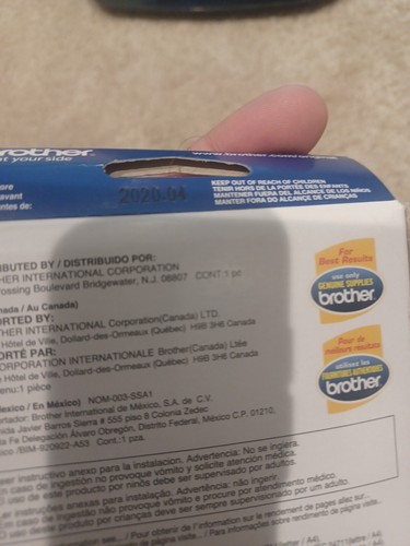 Genuine Original Brother LC101BK Ink Cartridge Black 04-20 New in Package! - Picture 5 of 5