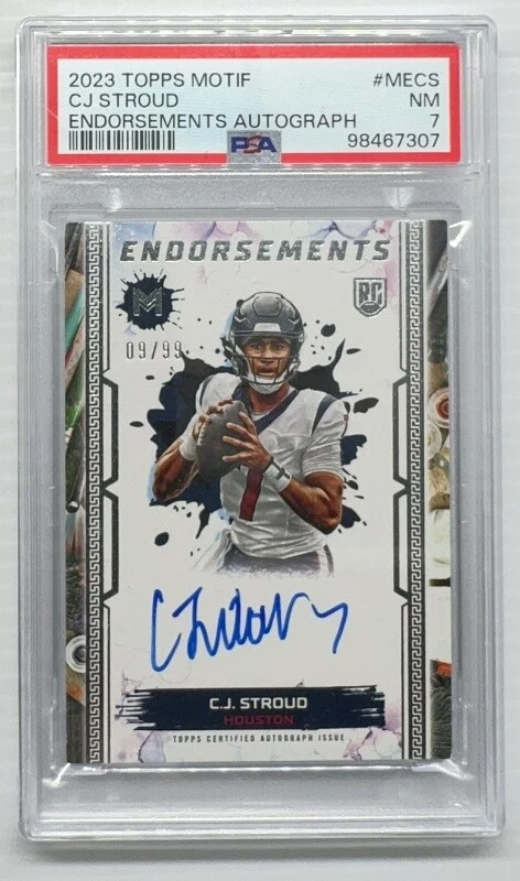 CJ Stroud Topps Motif Motif Endorsements Autographs #MECS Base