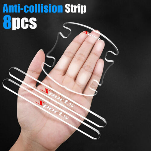 8PCS Clear Car Door Handle Bowl Sticker Anti-scratch Protector Film Decal Trims - Picture 2 of 19