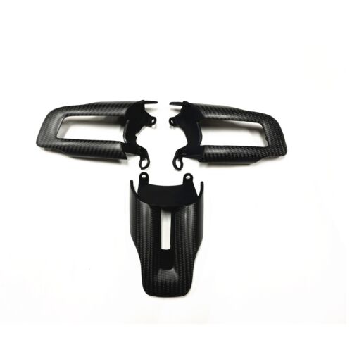Cubierta interior de fibra de carbono del volante para Ford Mustang 2015-2023 2018 3X - Imagen 2 de 9