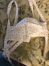 Cotton Face Covering/Face Mask Hearts With Ties