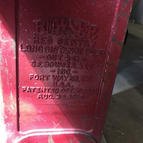 Antique Bowser Gas Pump 1910 Mobilgas Globe Old Early 1900s Vintage Automotive - Picture 15 of 24