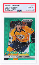 2013 Panini Prizm Filip Forsberg Green Prizm #256 PSA 10 Rookie RC