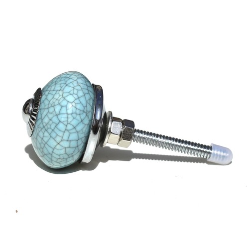 Small chic cupboard door knobs handles drawer pulls. Ceramic knobs and glass - Picture 65 of 109