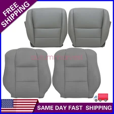 For 2004-2008 Acura TL Driver / Passenger Perforated Leather Seat Cover Gray New