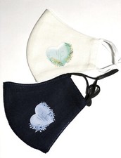 Combo 100 Linen Face Mask-better Breathing-Face Mask with Print-Valentine Mask
