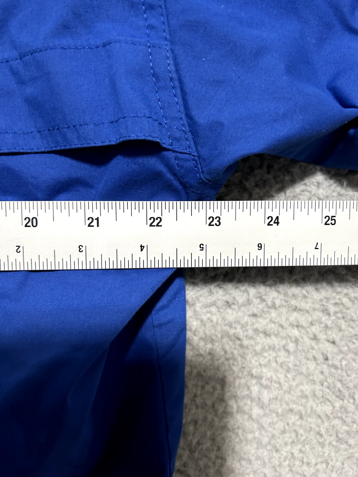 Devon & Jones Windbreaker Jacket Size L Mock Neck Pockets Full Zip Blue - product detail image 11