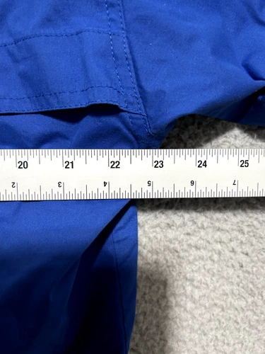 Devon & Jones Windbreaker Jacket Size L Mock Neck Pockets Full Zip Blue image 11
