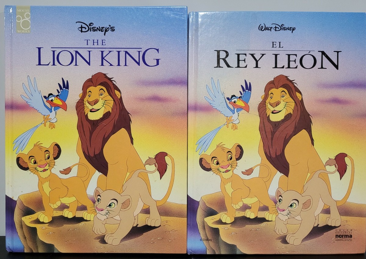 Walt Disney Disney's 1994 The Lion King Hardcover Book~ English
