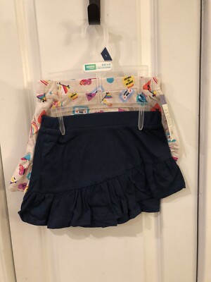 NWT Girls Size 5 Two Piece Skort Set SKU WR 365 Kids By Garanimals Multi