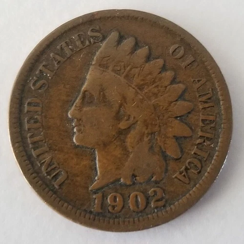 1902 Indian Head Cent - 1₵ - Philadelphia Mint