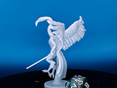 Miniatura Monje Flamenco Aarakocra para D&D, Dungeons and Dragons, Pathfinder, DND - Imagen 7 de 10