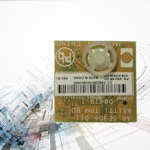 HP StorageWorks TPM Trusted Platform Module Kit 505836-001 450168-001 488069-B21 - 第 4/7 張圖片