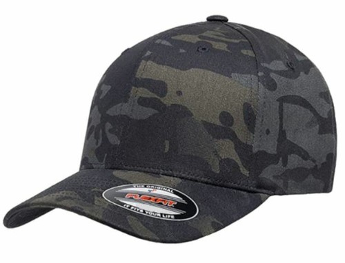 Big Size 2XL Black MultiCam FlexFit 