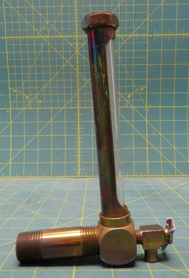 Indicador de visión líquida Lunkenheimer para aceite 1/2" NPT PN 529 NSN: 6680-00-851-9643 Foto 3 de 4