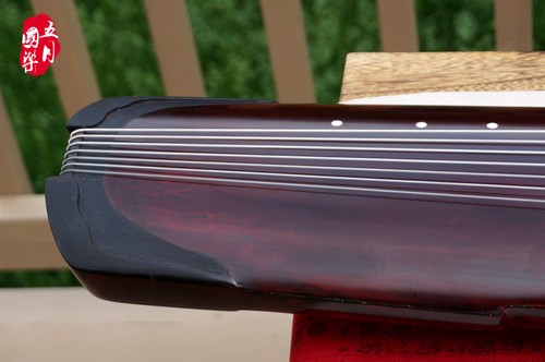 Standard Chinese Aged Fir Guqin 7-stringed Zither Instrument -- 標準古琴(老杉木/仲尼) - Picture 7 of 12