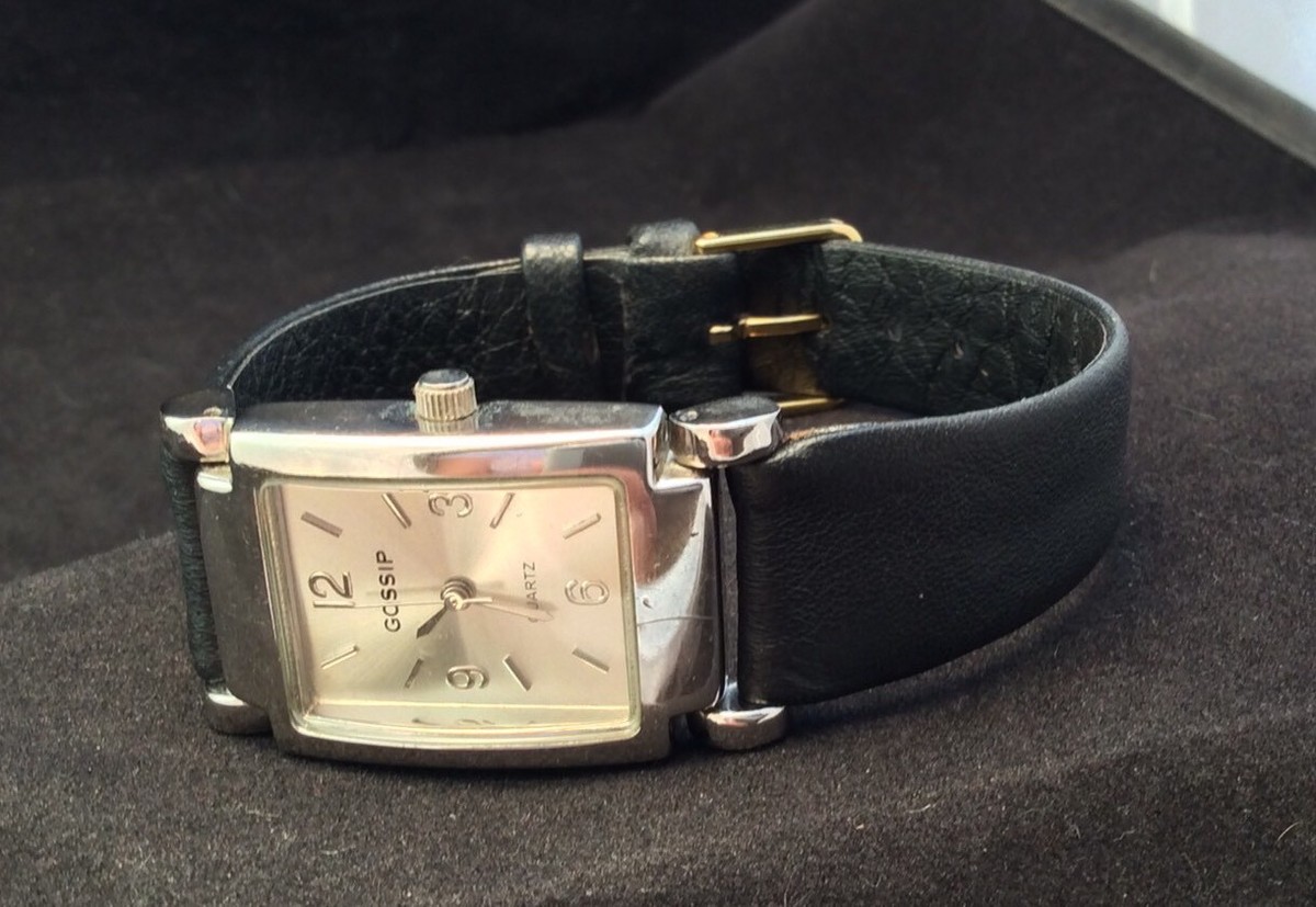 Gossip Quartz Ladies Watch with New Black Leather Band New  display picture 2