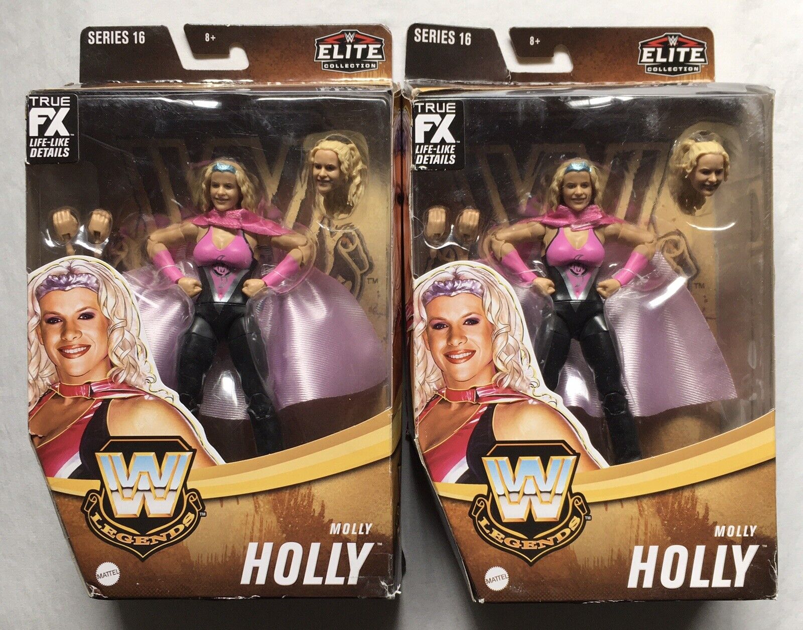 WWE Molly Holly Action Figure lot 2 (new, wear to boxes)