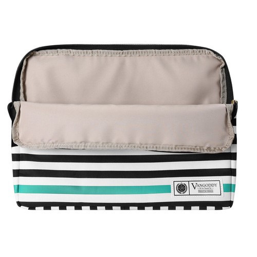 Funda de cuero a rayas para tableta para 12,4" Samsung Galaxy Tab S9 FE+ - Imagen 6 de 10