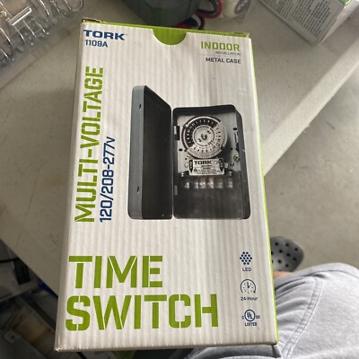 TORK 40 Amp 24-Hour Indoor Mechanical Timer Switch 1109A
