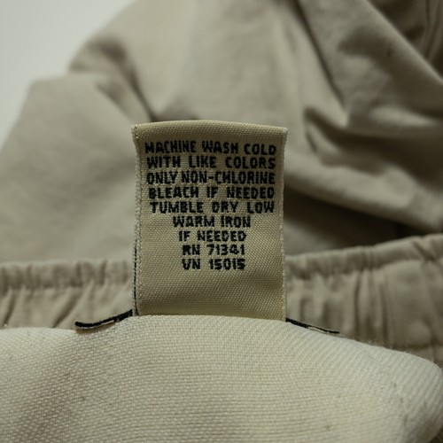 L.L. Pantalones grandes informales caqui Bean para hombre beige 100 % algodón con dobladillo entrepierna de 25" - Imagen 10 de 10