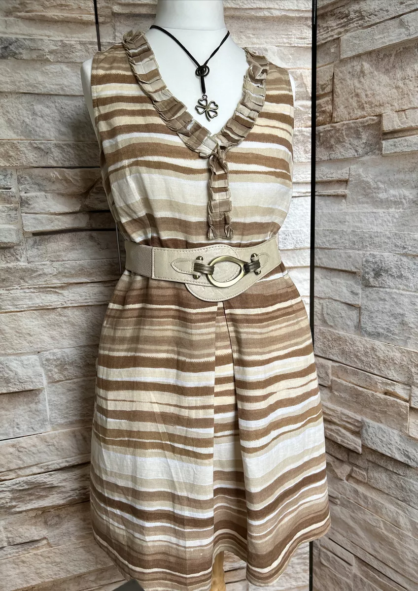 Linen dress store size 16
