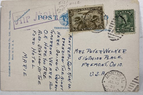 1930 Canada Postcard Kingston St. Mary's Cathedral Church Architecture - Picture 2 of 2