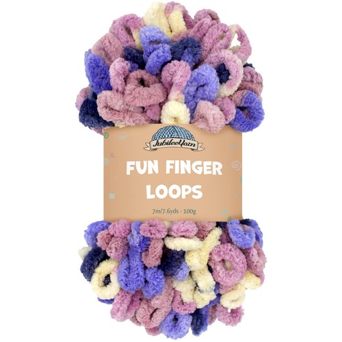Hilo divertido JubileeYarn para dedos - Poliéster jumbo - Colores variados - Imagen 35 de 43
