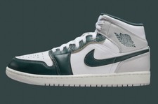 Nike Air Jordan 1 Mid SE White Oxidized Green Neutral Green FQ7720-103 sz 13 Men